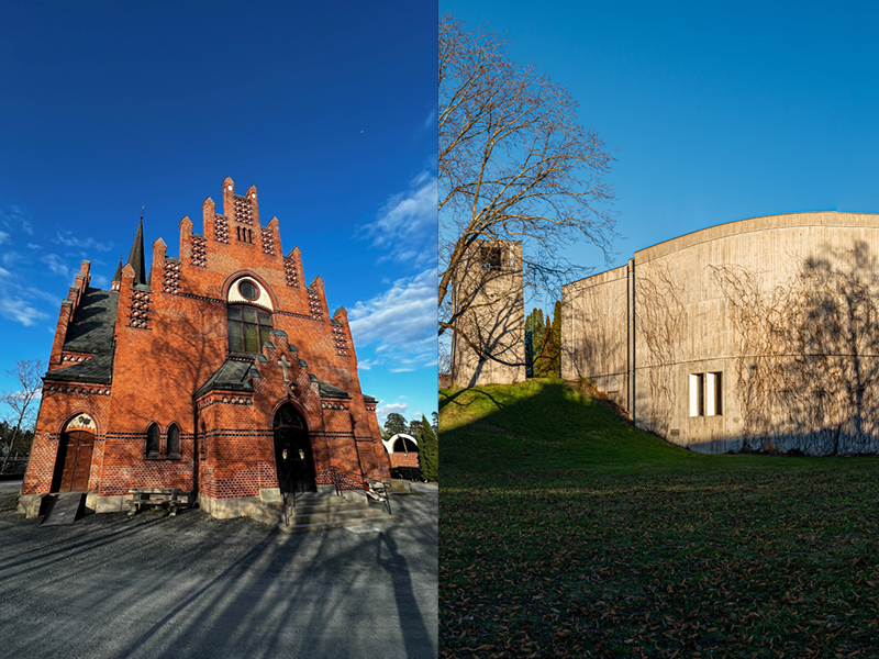Høvik kirke og Snarøya kirke